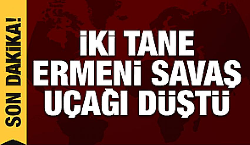 Azerbaycan: Ermenistan'a ait 2 savaş uçağı dağa çarparak düştü