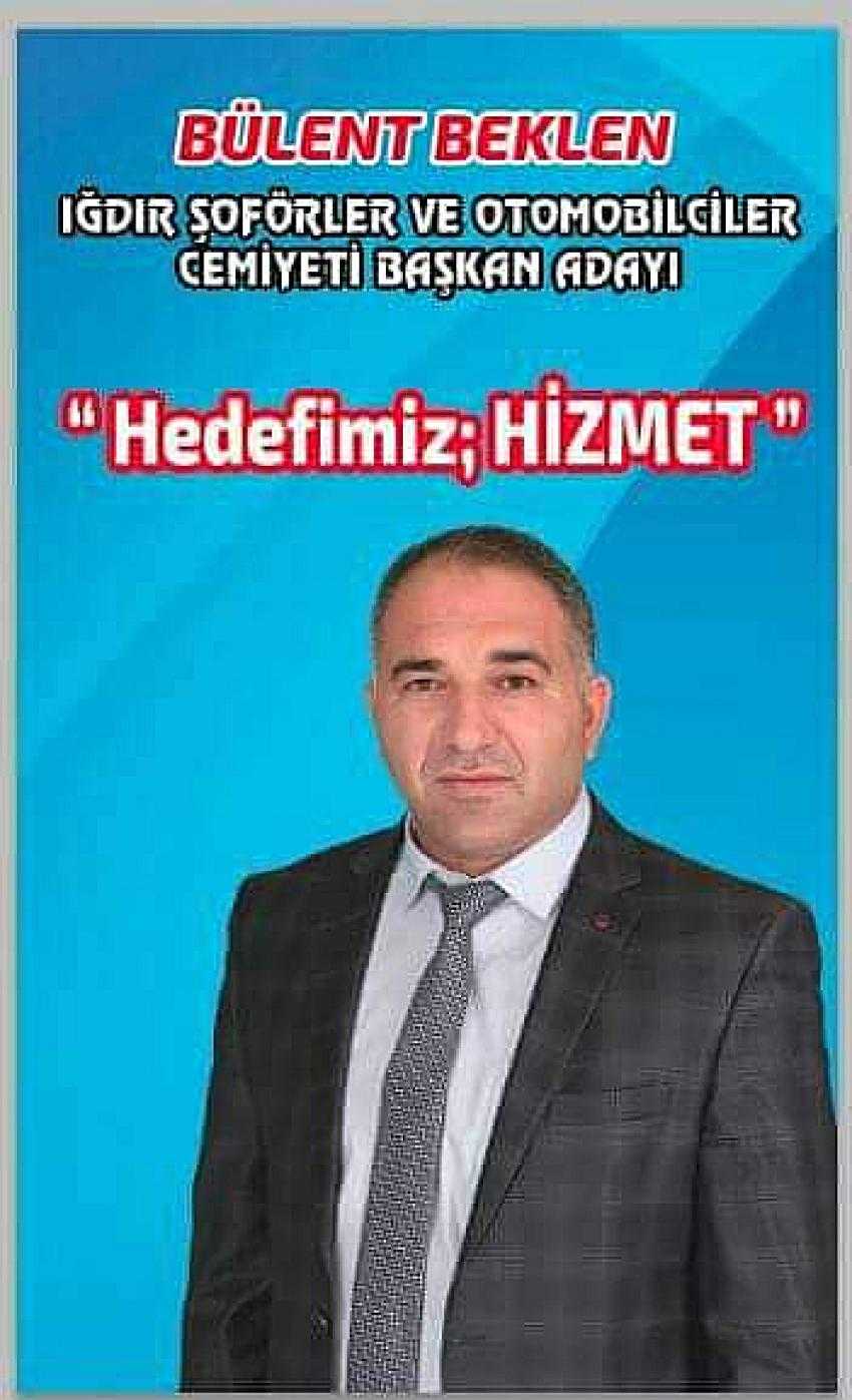 Bülent Beklen Iğdır Şoförler ve Otomobilciler Esnaf Odası Başkanlığına Aday Oldu