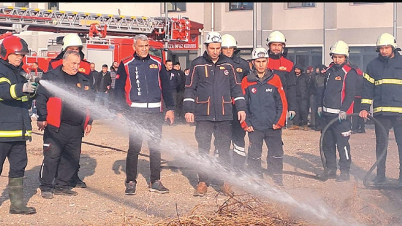 Cezaevinde Yangın Tatbikatı
