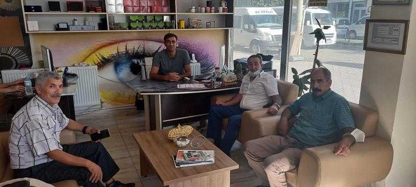 CHP HEYETİ USULSÜZ YAPILAN İHALE İÇİN BİLGİ ALMAYA GELDİ.