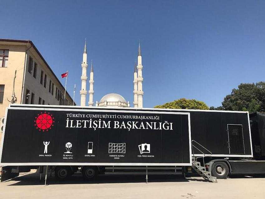 Cumhurbaşkanlığı İletişim Başkanlığı Dijital Tır’ı Iğdır’da Ziyarete Açıldı