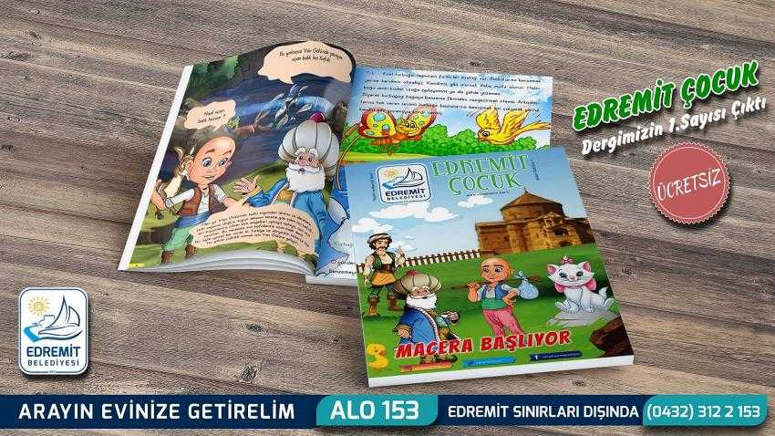 ‘Edremit Çocuk’ dergisi yayın hayatına başladı
