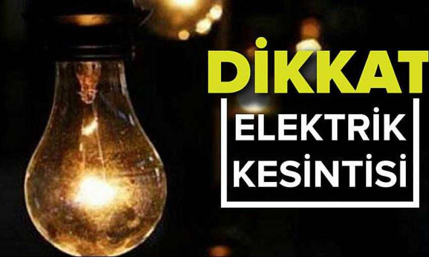 ELEKTRİK KESİNTİSİ