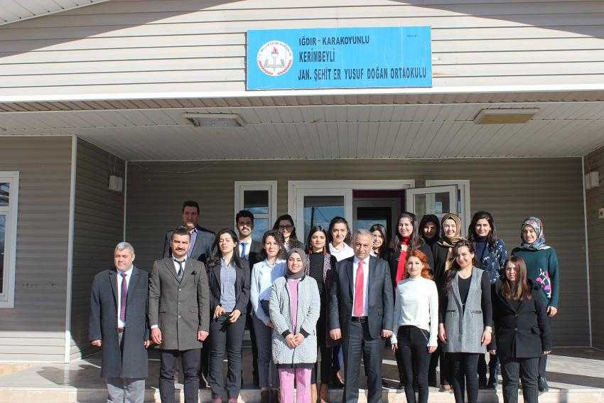 HAKAN GÖNEN OKUL ZİYARETLERİNİ SÜRDÜRÜYOR