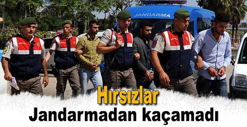 Hırsızlar Jandarmadan Kaçamadı