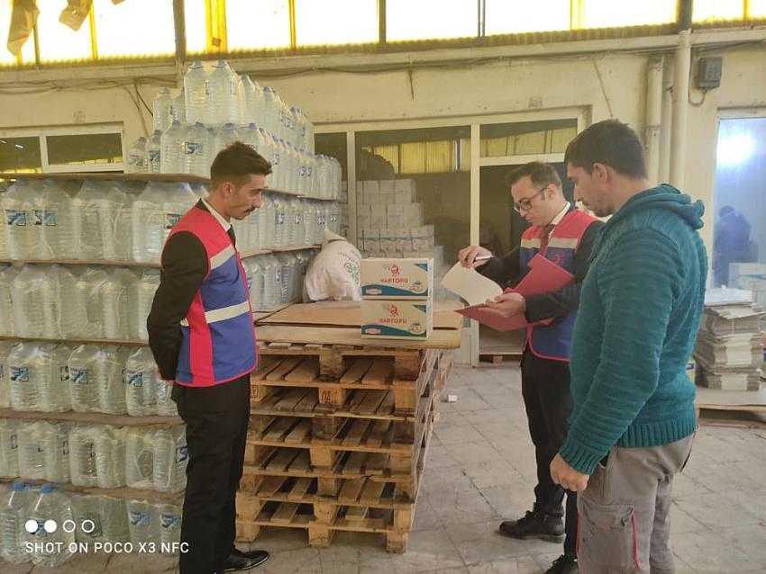 Iğdır İl Sanayi ve Teknoloji Müdürlüğünden Denetim