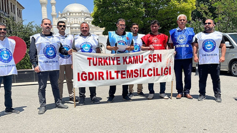 Iğdır Kamu-Sen'den Zam Eylemi