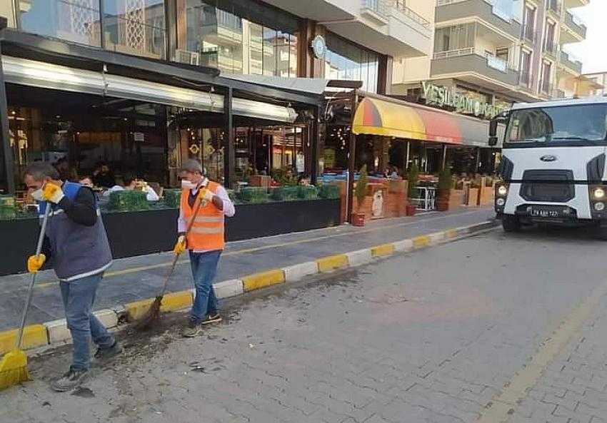 Iğdır şehir genelinde temizlik ve hijyen çalışması