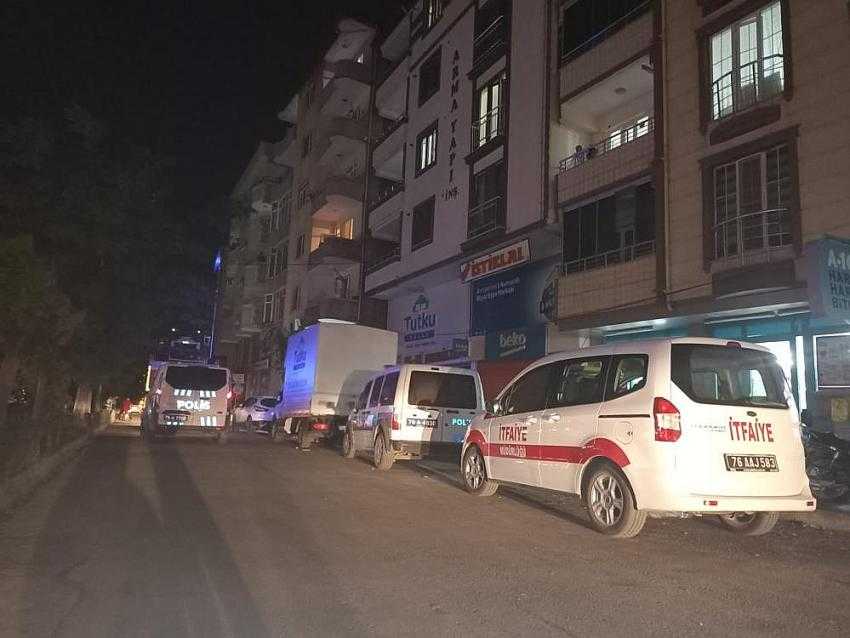 Iğdır’da apartmanda yangın paniği