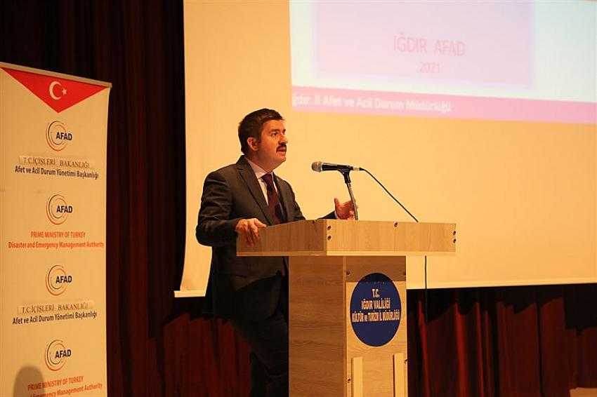 İl Afet Risk Azaltma Planı (İRAP) Ve 2021 Afet Farkındalık Eğitim Yılı Toplantısı”na Katıldı