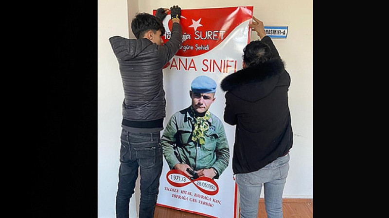Karakoyunlu İlçesinde Anasınıfa Şehit Er Hüseyin Suret'in İsmi Verildi