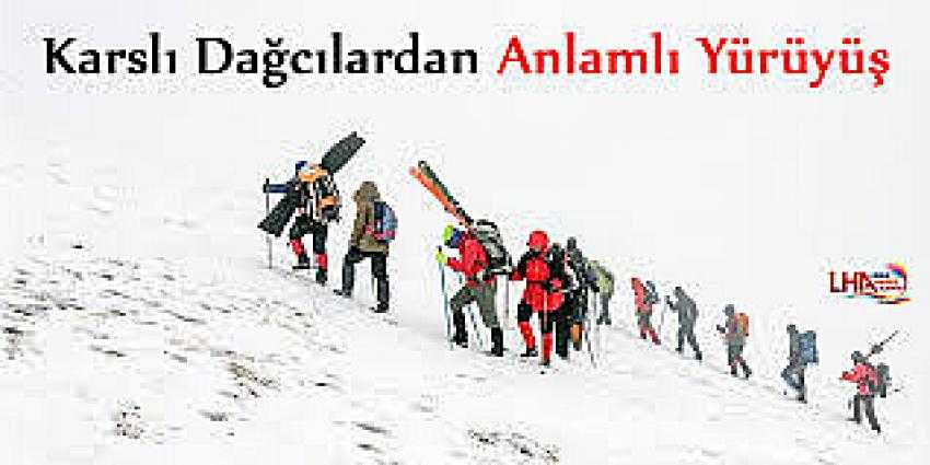 Karslı Dağcılardan Örnek Hareket