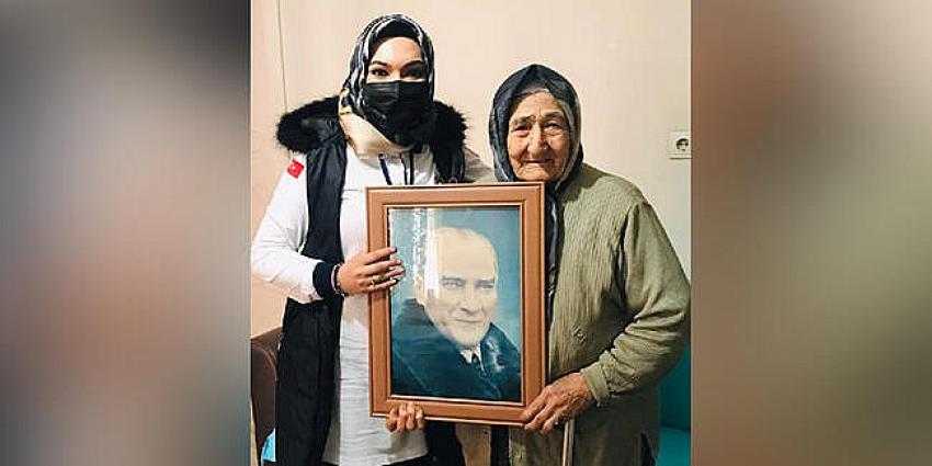 Melekler, Latife ninenin Atatürk portresi isteğini yerine getirdi