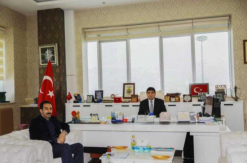 Rönesans Holding SENA HES İşletme Müdürü Bülent Dolgun’dan Rektör Alma’ya Nezaket Ziyareti