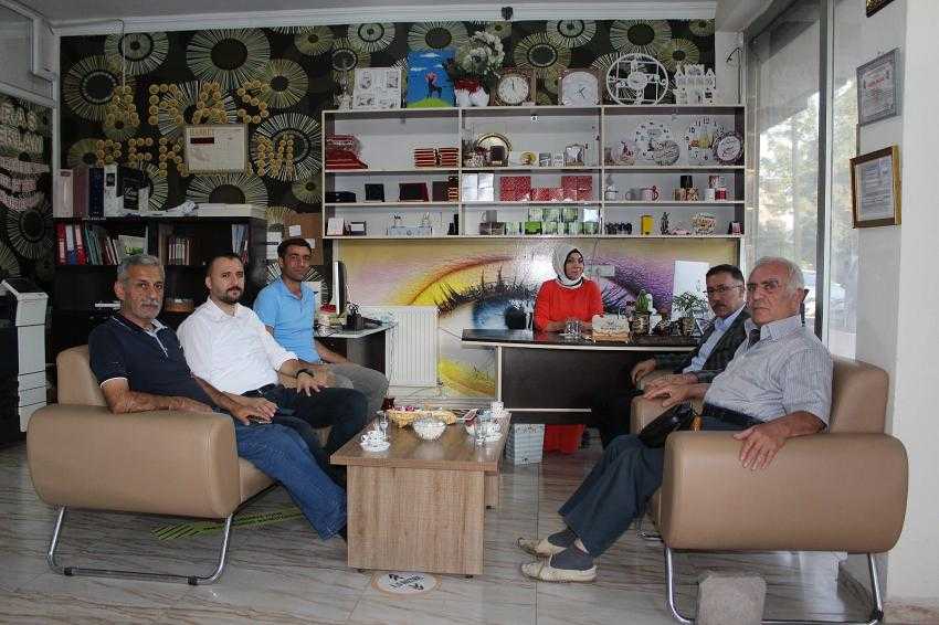 TUTULMAZ'DAN ARAS VE AYDIN GAZETELERİNE YILDÖNÜMÜ ZİYARETİ