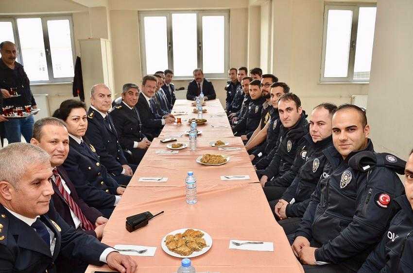 Vali Ünlü’den Emniyet Birimlerine Ziyaret