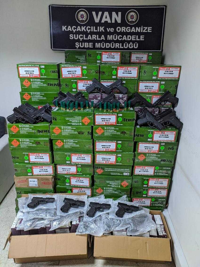 Van’da silah kaçakçılığı