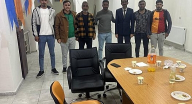 AK Parti Tuzluca İlçe Gençlik Kolları'ndan İlçe Başkanı Talip Duran’a Ziyaret