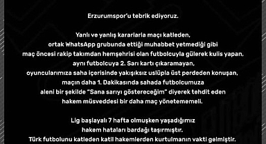Iğdır FK'dan Sert Tepki: