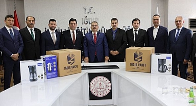 Iğdır Vakfı'ndan Eğitime Destek: 270 Okula Kahve ve Çay Makineleri Hediye Edildi