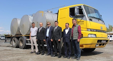 İl Özel İdaresi'nden Süt Üreticilerine Destek: 12 Tonluk Süt Toplama Aracı Teslim Edildi