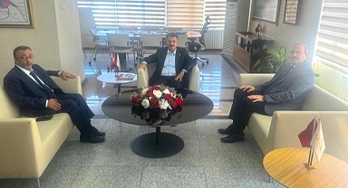 Resul Deveci'den Kaymakam Aydın'a Hayırlı Olsun Ziyareti