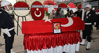 Şehit polis memuru Şeyda Yılmaz'a veda