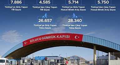 Dilucu Gümrük Kapısı Ekim Ayı Hareketliliği: TIR ve Yolcu Geçişlerinde Yoğun Trafik