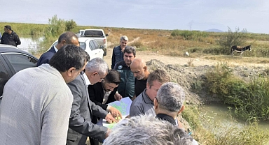 Genel Müdürlük Heyeti Iğdır Ovası Sulama Sahasında İncelemelerde Bulundu