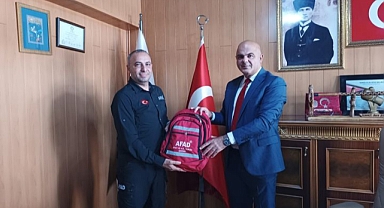 Iğdır AFAD Müdürü Fikret Deniz’den Tuzluca Belediye Başkanı'na Ziyaret
