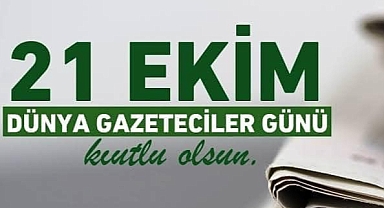 Iğdır Baro Başkanı Tutulmaz, 21 Ekim Dünya Gazeteciler Günü vesilesiyle bir kutlama mesajı yayımladı.