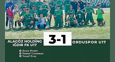 Iğdır FK U17, Orduspor U17’yi 3-1’lik Skorla Geçti: Geleceğe Iğdırlı Gençlerle Yürüme Kararlılığı