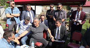 Iğdır Milletvekili Cantürk Alagöz, Tuzluca Köylerinde Vatandaşlarla Buluştu