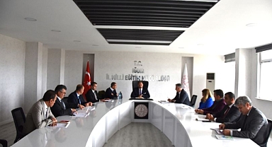 Milli Eğitim Müdürü Aziz Gün Başkanlığında 