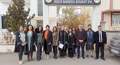 Iğdır Barosu’ndan Kadına Şiddete Karşı Basın Açıklaması