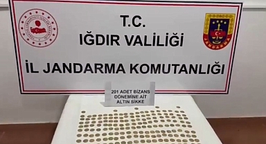 Iğdır'da Tarihi Operasyon: 201 Altın Sikke Ele Geçirildi
