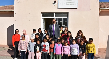 İl Milli Eğitim Müdürü Aziz Gün’den Köy Okullarına Ziyaret