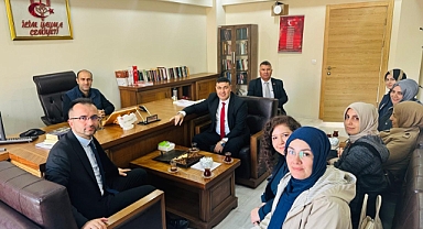 İl Müdürü Recai Şahin’den Kazım Karabekir Erkek Öğrenci Yurduna Ziyaret