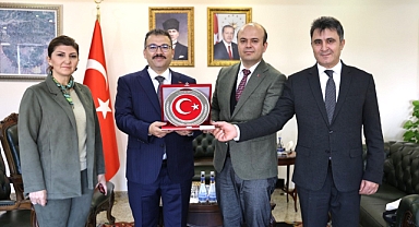 İL MÜDÜRÜMÜZ AHMET TİNGİŞ’TEN VALİMİZ ERCAN TURAN’A ZİYARET