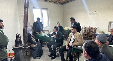 İl Özel İdaresi Genel Sekreteri Yüksel Kasım Çarman, Enginalan Köyü'nde Vatandaşlarla Bir Araya Geldi