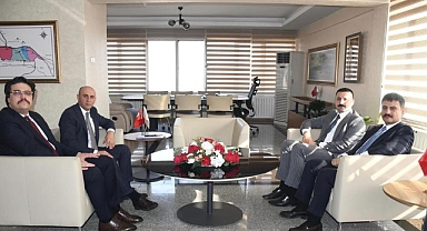 KAYMAKAMLARDAN ARALIK KAYMAKAMI AYDIN'A NEZAKET ZİYARETİ