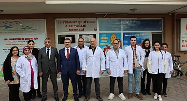Vali Ercan Turan'dan 15 Temmuz Şehitler Aile Sağlığı Merkezi'ne Anlamlı Ziyaret