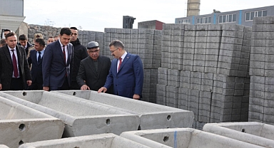 Vali Ercan Turan’dan Balkar Beton’a Ziyaret: Üretim Süreçlerine Yakından İnceleme