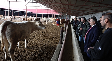Vali Ercan Turan’dan Yıldırım Kardeşler Süt ve Besi Çiftliği’ne Ziyaret