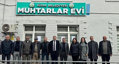CHP Iğdır İl Başkanı Kaylan ve Ekibi Muhtarlarla Buluştu