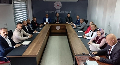 Gençlik ve Spor İl Müdürlüğü’nde “Devlet Malını Koruma ve Tasarruf” Toplantısı