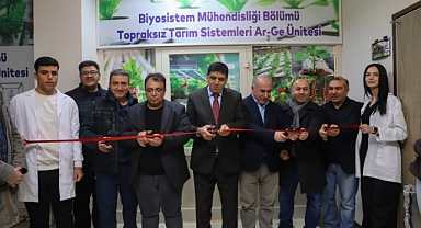 Iğdır Üniversitesi’nde Topraksız Tarım Ar-Ge Ünitesi Açıldı