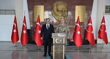 Jandarma Komutanlarından Iğdır Valisi Ercan Turan’a Ziyaret