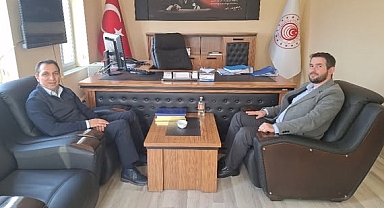 Karakoyunlu Müftüsü'nden Gümrük Müdürlüğüne İadeyi Ziyaret