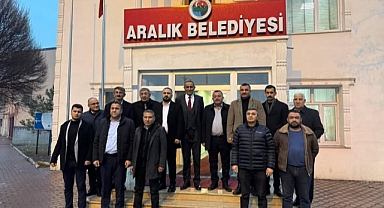 MHP Heyetinden Aralık Belediye Başkanı Mustafa Güzelkaya’ya Ziyaret